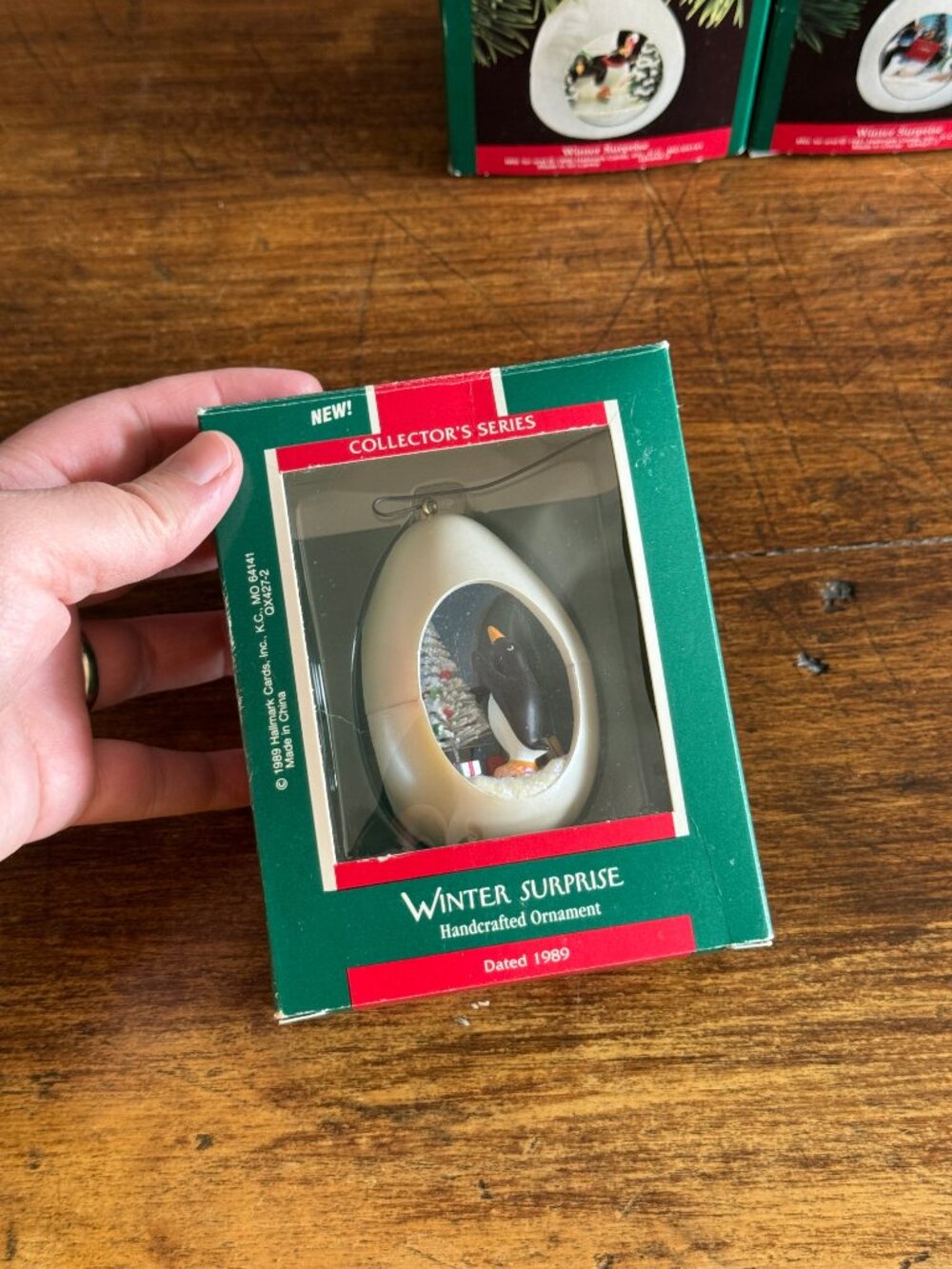 Four Penguin Ornament by Hallmark Collector's Series 1989, 1990, 1991 or 1992 - Picture 2 of 16